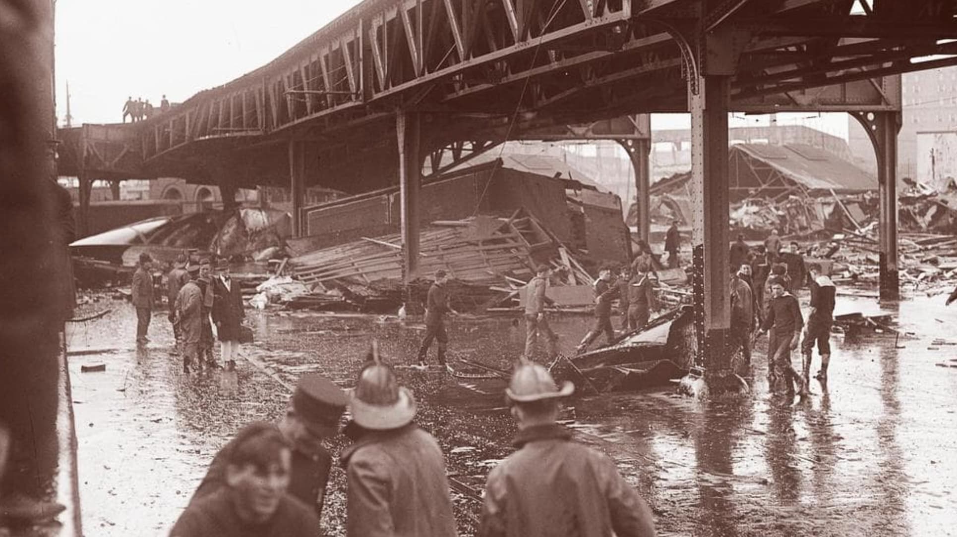 “The Great Molasses Flood of 1919 that took place in Boston, MA. 40 foot wave that killed 21 people.”